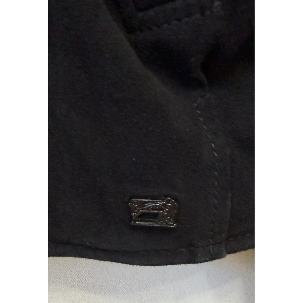 Scotch & Soda Amsterdams Blauw Black Goat Suede Jacket Size Large L